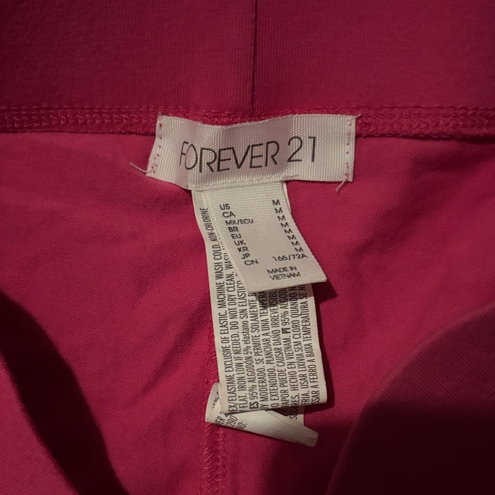 Forever 21 Fuchsia Bike Shorts - Picture 2 of 2